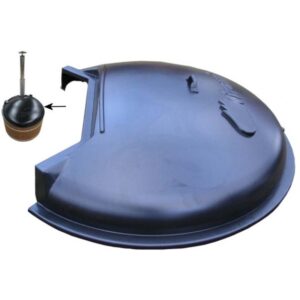 Badefass ABS-Kunststoff Deckel 170 cm