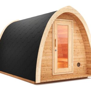 Fasssauna Saunapod Iglu Deluxe