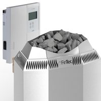 Vorschaubild: Elektroofen Kaja Edelstahl 9kW mit Komfortsteuerung inkl. 20kg Steine