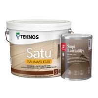 Vorschaubild: (transparent): Tikkurila/Satu Holzschutz-Set Innenanstrich Sauna