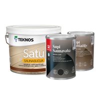 Vorschaubild: (zweifarbig): Tikkurila/Satu Holzschutz-Set Innenanstrich Sauna