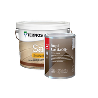 Vorschaubild: (transparent): Tikkurila/Satu Holzschutz-Set Innenanstrich Sauna