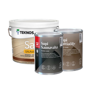Vorschaubild: (zweifarbig): Tikkurila/Satu Holzschutz-Set Innenanstrich Sauna