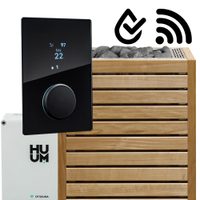 Vorschaubild: Huum Design Elektroofen Core Thermo 9 kW mit UKU GLAS Steuerung Wifi inkl. 45 kg Steine